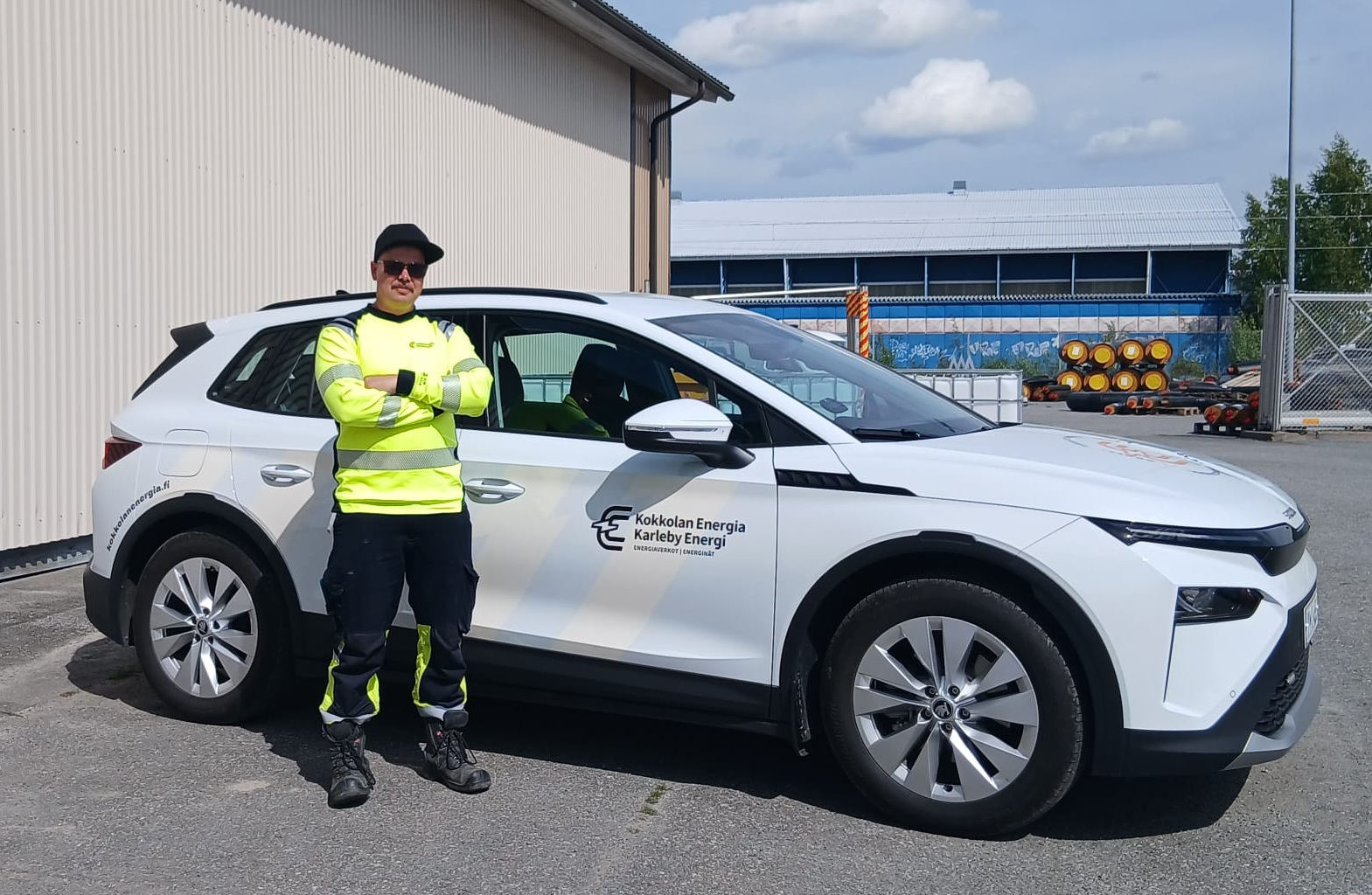 Kokkolan Energian leasingauto.